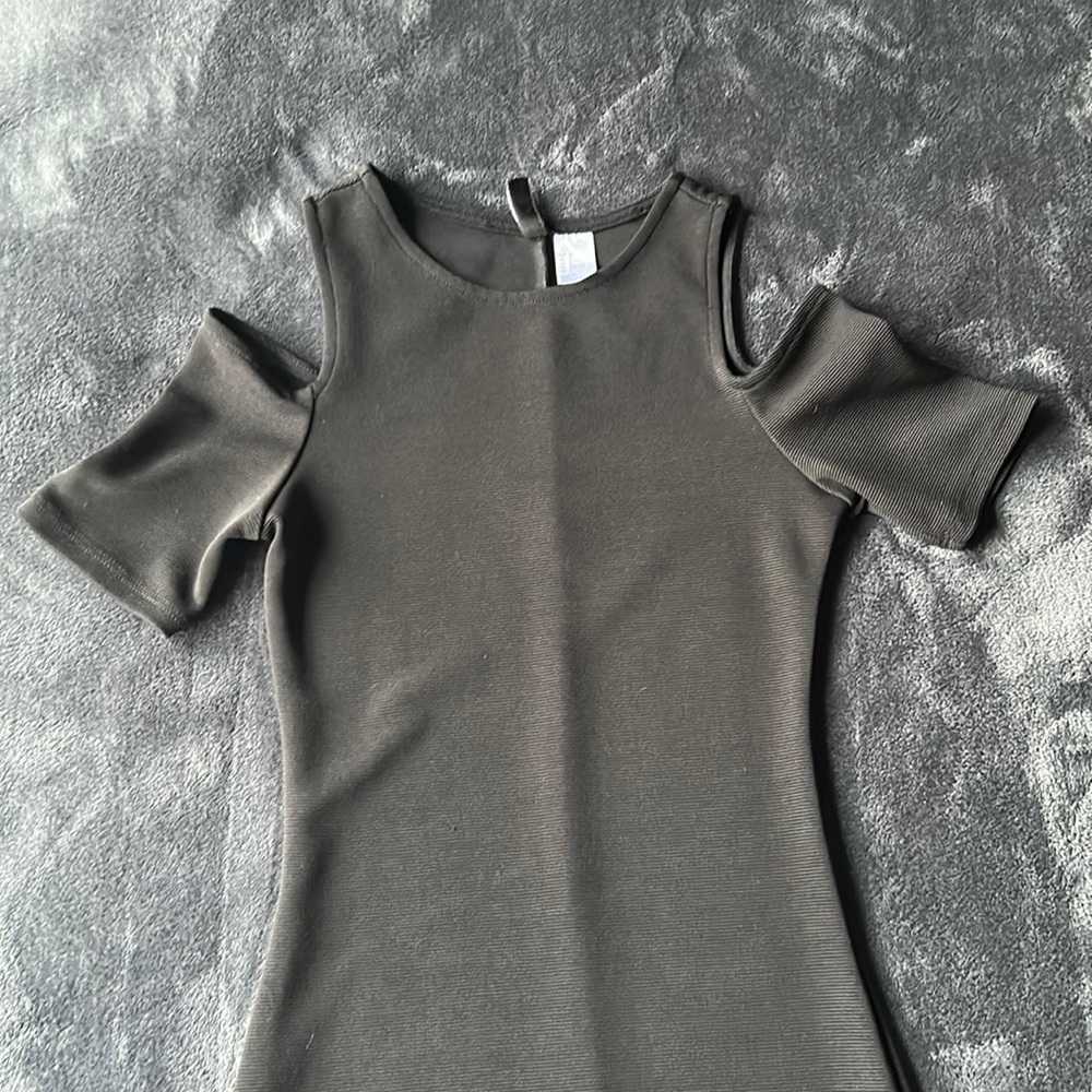 Coldshoulder Bodycon Mini Dress